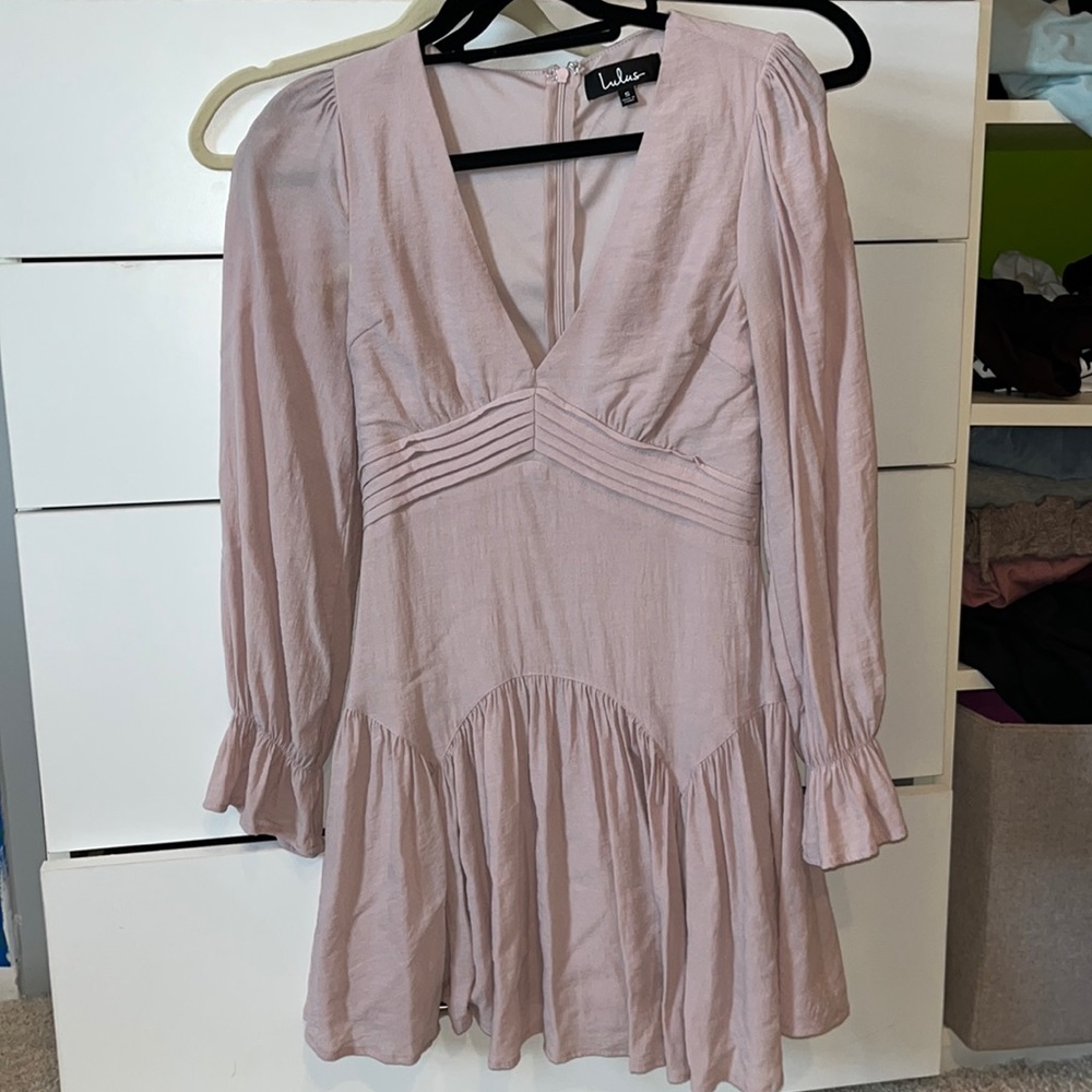 Blush pink Lulus mini dress